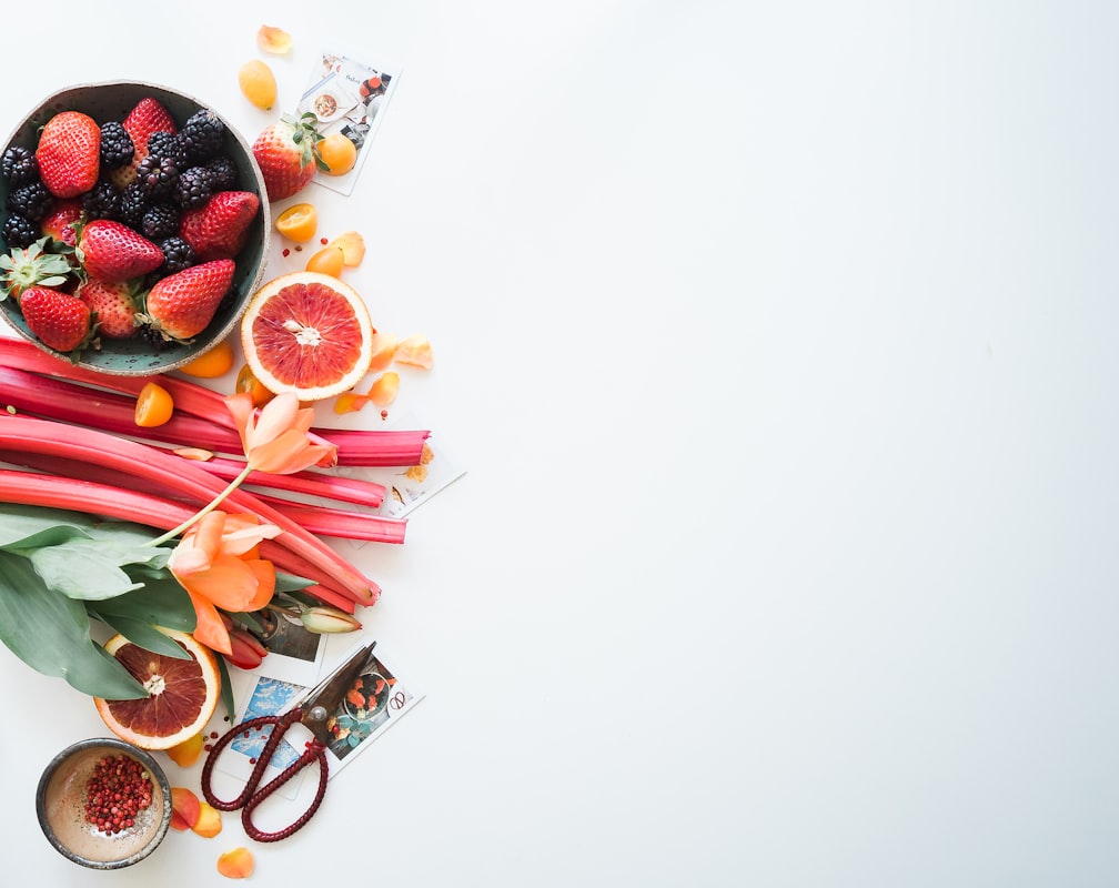 Fresh vegetables and immune-supporting ingredients on cutting board
